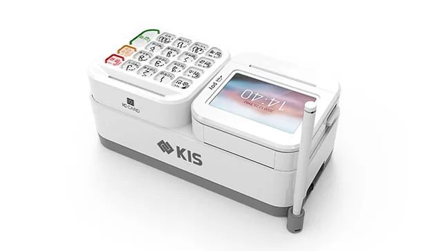 KIS-2200 서명패드 일체형 2인치 써멀 단말기