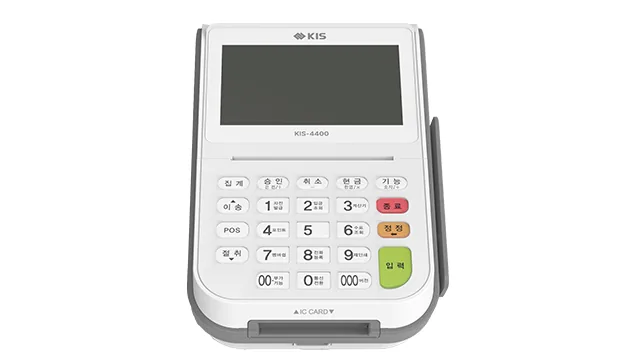 KIS-4400 서명패드 일체형 3인치 써멀 단말기